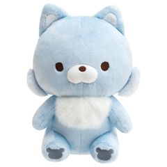 리락쿠마 차이로이코그마의 꽉 봉제인형 봉제인형 M 아오이코 늑대 MF22101 선엑스 리락쿠마 인형(신품) 무료우송