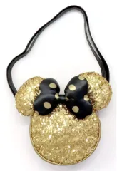 【中古】バッグ ミニーマウス(ゴールド×ブラック/スパンコール) ショルダーバッグ 「ディズニー」東京ディズニーリゾート限定