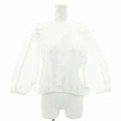 グリーンレーベルリラクシング ユナイテッドアローズ green label relaxing サッカー クロップド ドルマン プルオーバー ワッフル カットソー 七分袖 白 ホワイト 3612-137-2382 /GV