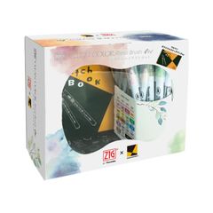 呉竹　マルマン リアルブラッシュ スペシャルイラストセット　ポーチ付　22色セット　限定