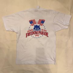 90s　usa　screenstars　半袖　Tシャツ　アート　カレッジ　Y2K　【T-422】