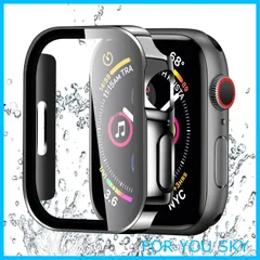 【新着商品】BELIYO Apple Watch ケース Series SE2/SE/6/5/4 44mm 対応 アップルウォッチ カバー 強化ガラス IP68 防水ケース 日本旭硝子材 キズ防止 光沢のある外観 アップルウォッチ ケース PC素材 一体型 電