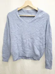 ◇ ⊇ BEAUTY&YOUTH ビューティ&ユース ウール混 長袖 ニット セーター 表記なし ブルー系 レディース メンズ P  【1409090033322】