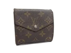 LOUIS VUITTON ルイヴィトン M61660 モノグラム ポルトモネビエ カルトクレディ 三つ折り 財布 ウォレット ブラウン系 DK5091