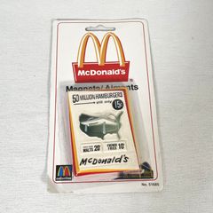 90s McDonald Magnet #51685 Walgreen Exclusive　90年代　マクドナルド　マグネット　デッドストック　ヴィンテージ　アンティーク　アメトイ