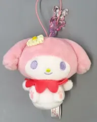 【中古】キーホルダー マイメロディ(A/コーラル) フラワービーズマスコット 「マイメロディ・クロミ」