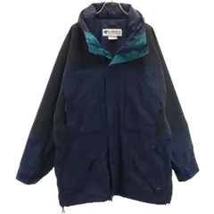 Columbia コロンビア ナイロンジャケット L ネイビー アウトドア メンズ 古着