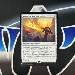 【MTG】EN《《戦争と平和の剣/Sword of War and Peace》