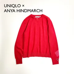 ci16 完売 UNIQLO×アニヤハンドマーチ　カシミヤ100% クルーネックセーター　ニット　ANYA HINDMARCH