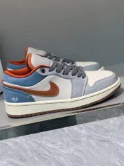 お値下げしました??即購入箱付新品?? Nike (wMNS) Air Jordan 1 Low 'Denim Phantom' ジョーダン