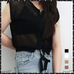 送料無料 透かし編みトップス サマーニット 重ね着 レディース フレンチスリーブ 韓国風 メッシュニット 夏トップス 薄手 大人 おしゃれ可愛い シアートップス ニットソー 透かし編みニット ゆったり 肌見せ 前後2wayニット