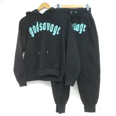 godsavage セットアップ M 黒 godsavageセットアップ 黒 上M下Sサイズ