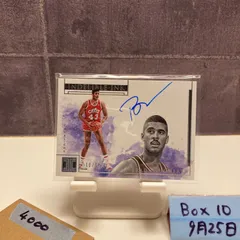 2018-19 Panini Impeccable Brad Daugherty 10/99 サイン Cleveland Cavaliers Indelible Ink カード