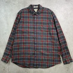 L.L.Bean エルエルビーン タータンチェックシャツ フランネルシャツ メンズ2XL 