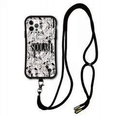 [iPhone14 Pro Max] スマホショルダー付 スカラー iPhoneSE 第3世代 ケース 耐衝撃 i-coronケース iPhone16 15 14 13 12 11 スマホケース アイフォン 全機種対応 スマホカバー scolar ホワイト ブ