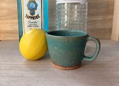 渋いブルー②  マグカップ　コーヒーカップ　マイカップ