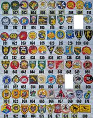 60's 70's ベトナム戦争 ヴィンテージ スコードロン パッチ ワッペン 60's 70's ベトナム戦争 ヴィンテージ スコードロン パッチ ワッペン
