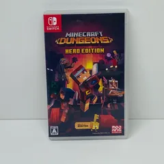 【飾磨店】 中古 Microsoft | マイクロソフト ゲームソフト マインクラフト Dungeons Hero Edition Nintendo Switch アクション 2020年製 HAC-P-AUZ4E 【646】