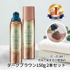 ヘアボーテエクラ ボタニカルエアカラーフォームEX ライトブラウン　150g　2本セット