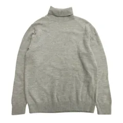 良品 グリーンレーベルリラクシング ユナイテッドアローズ green label relaxing タートルネック ニット セーター L グレー メンズ 古着 中古 USED