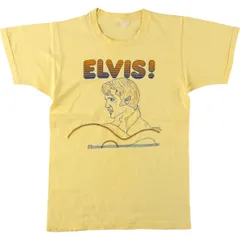 古着 90年代 ELVIS PRESLEY エルヴィスプレスリー バンドTシャツ バンT USA製 レディースM相当 ヴィンテージ/eaa533435