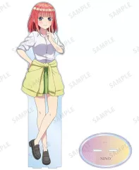 【中古】アクリルスタンド・アクリルパネル 中野二乃 描き下ろし 衣装交換ver. 第2弾 超特大アクリルスタンド 「五等分の花嫁∽」