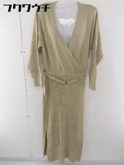 ◇ ◎ ur's ユアーズ 長袖 ロング ニット ワンピース サイズM ブラウン レディース 【中古】 【1105250007676】のサムネイル