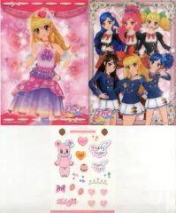 アイカツ 星宮いちご C賞 クリアポスター & ステッカーセット - メルカリ