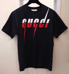 ★2039 極美品！ GUCCI グッチ ブレードプリント メンズ Tシャツ size xs ブラック 565806