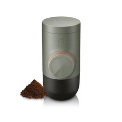 WACACO Minipresso GR2エスプレッソマシン手動でプッシュ式 互換コーヒー粉専用，ポータブルコーヒーマシン18バール手動操作