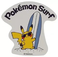 【中古】シール・ステッカー(キャラクター) ピカチュウ ステッカー Pokemon Surf 「ポケットモンスター」 ポケモンセンター限定