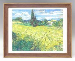 新品☆額付アートポスター★フィンセント・ファン・ゴッホ☆Vincent van Gogh☆グリーンフィールド☆107