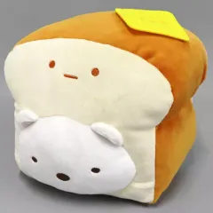【中古】ぬいぐるみ しろくま すみっコパンきょうしつ 食パンぬいぐるみBIG 「すみっコぐらし」