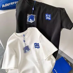 Ｔシャツ 半袖 ADER ERROR MAISON KITSUNE コラボ　限定 t-shirt カットソー アーダーエラー メゾンキツネ　オーバーサイズ 男女兼用 レディース メンズ 【2カラー選択可能】