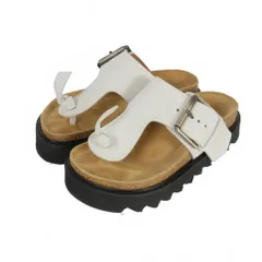 アクネ ストゥディオズ Acne Studios プラットフォーム スエード トングサンダル 35 白 オフホワイト FN-WN-SHOE000540のサムネイル