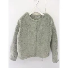 ■ KBF ケービーエフ URBAN RESEARCH フェイクファー 長袖 ジャケット ブルゾン サイズOne グリーン レディース  【1109270008750】