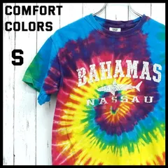 COMFORT COLORS コンフォートカラーズ タイダイ柄 プリント Tシャツ マルチカラー 派手 ユニセックス S