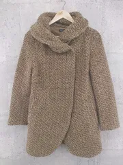 ◇ BUONA GIORNATA ボナジョルナータ モヘヤ混 コート S ブラウン * 1002799472920 【中古】 【1002799472920】