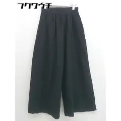◇ SENSE OF PLACE by URBAN RESEARCH バックレースアップ ワイド パンツ サイズ38 ブラック レディース  【1108240000541】