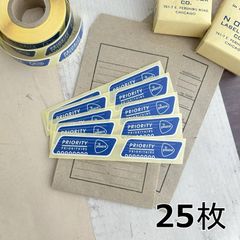 549・A-1131 オランダ　PRIORITY エアメールシール　郵便ステッカー　プライオリティメール　郵便シール　郵政ラベル　シール　発送シール　ラベルシース　海外紙もの　海外ステッカー　ジャンクジャーナル　レター　コラージュ　ラッピング　店舗備品