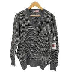 【ヴィンテージ】【JAEGER / イェーガー】 ウール / Vネック セーター ヴィンテージ】【JAEGER / イェーガー】 ウール / Vネック セーター