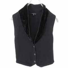 セオリー theory ニット ベロア ベスト ジレ カシミヤ混 w934040ss