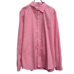 Calvin Klein 長袖 チェックシャツ XL ピンク ビッグサイズ カルバンクライン ポケット 古着卸 アメリカ仕入 a702-6033のサムネイル