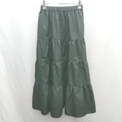 ◇ Θ kutir クティール ウエストゴム ロング フレアー スカート サイズM ブラック レディース E  【1501160036537】