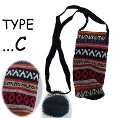 モン族柄　ペットボトルホルダーC☆Made in Thailand