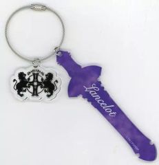 [중고] 잡화 세이버/랜슬롯 모티브 키링 [극장판 Fate/Grand Order -신성원탁영역 카멜롯-전편 Wandering; Agateram×마루이]