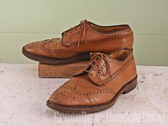 80s 90s 旧 Church's ウイングチップ レザーシューズ 27cm - メルカリ