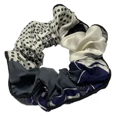 エルメス ヘアゴム・シュシュ ブラック　本革　2025年　HERMES エルメス ヘアゴム・シュシュ ブラック 本革 2025年 HERMES