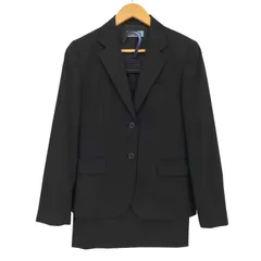 ユーズドフルギ USED古着 I.M.G.N WASHABLE STRETCH 背抜き 2Bテーラードジャケット＆タイトスカート セットアップ レディース  11