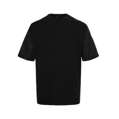 【今日特価】Prada 袖三角ロゴポケットナイロンパネル T シャツ